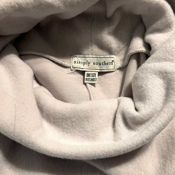 NWT Simply Southern Aztec Turtleneck Cowl Neck Sweater P2P 34” OSFA NWT - Picture 6 of 16